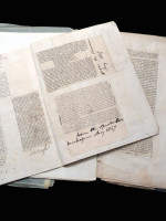 William Powell Frith, two original sketches and his own handwritten record of sales