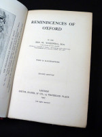 Reminiscences of Oxford