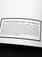 The Trap (Signed uncorrected proof)