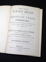 Capt R S Cogle's Hand Book for Board of Trade Examinations