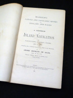 Bradshaw's Canals and Navigable Rivers of England and Wales (First edition)