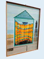 Chalet & Fisherman by David Holt (1968)