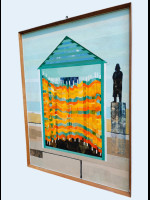 Chalet & Fisherman by David Holt (1968)