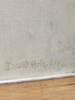 Chalet & Fisherman by David Holt (1968)