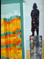 Chalet & Fisherman by David Holt (1968)