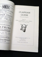 Clapham Guide (Pictorial and Descriptive) 1938