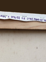 Right Arm & Staff of Long Man of Wilmington (2008 original painting)