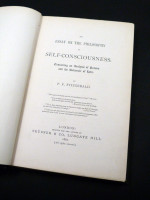 An Essay on the Philosophy of Self-Consciousness