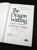 The Dragon Waiting, A Masque of History (Signed first edition)