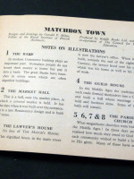 Matchbox Town; Plan and Build It Yourself (1948, first edition)