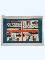 Military Elements, signed screenprint by David Holt