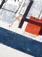 Military Elements, signed screenprint by David Holt