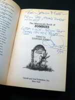 The Mammoth Book of Zombies (Signed first edition)