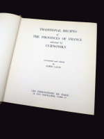 Traditional Recipes of the Provinces of France