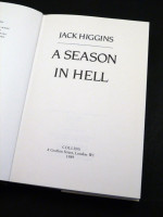 A Season in Hell (Signed first edition)
