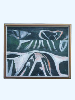 Chalk Quarry by David Holt (1982)