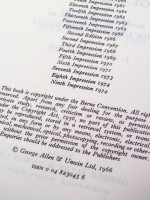 The Lord of the Rings (1974, three volume hardback set)