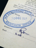 Original 1959 signed Official Secrets Act (RAF)
