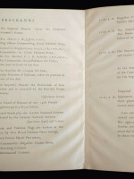 Official Invitation & Programme for the Shah of Iran's visit to Pakistan, 1950