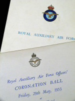 Royal Auxiliary Air Force Officers' Coronation Ball 1953
