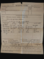 Original secret telegram Royal Pakistan Air Force 1951