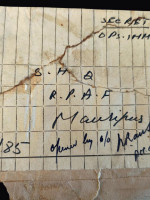 Original secret telegram Royal Pakistan Air Force 1951