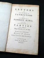 Letters on the Spirit of Patriotism (1752)