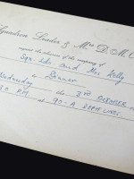 Two Invitations from Squadron Leader Damodar Madhao Oka