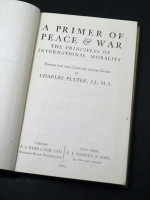 A Primer for Peace and War (1915, first edition)
