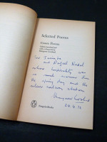Cesare Pavese, Slected Poems (Signed copy)
