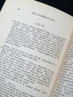 One Summer's Day, Comedy, in Three Acts (1900)