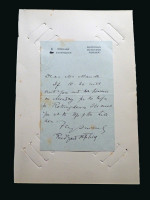 Rudyard Kipling, handwritten signed letter from Bateman's