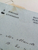 Rudyard Kipling, handwritten signed letter from Bateman's