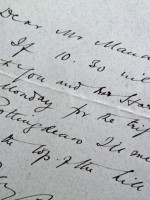 Rudyard Kipling, handwritten signed letter from Bateman's