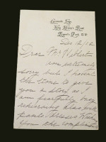 Marie Lloyd, music hall singer, signed handwritten letter