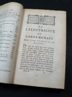 De L'&eacute;lectricit&eacute; du Corps Humain dans l'&eacute;tat de Sant&eacute; et de Maladie (1786)