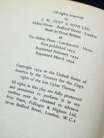 Under Milk Wood (1954, third printing)