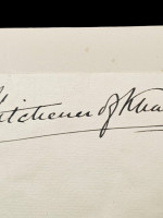 Henry Horatio, 1st Earl Kitchener of Khartoum signed card