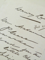 Dan Leno, handwritten signed letter 