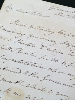 Prince William Frederick, Duke of Gloucester, handwritten letter