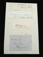 Four Boer War military signatures