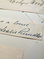 Four Boer War military signatures