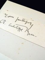 Autographs: H Rider Haggard, C J Cutliffe Hyne & Alfred Austin