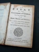An Essay on the Government of Children (1756, second edition)