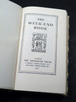 The Week-End Book (1928, in the original dustwrapper)
