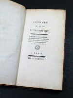 Sophyle ou de la Philosophie