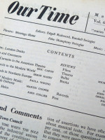 John Minton cover, Our Time, Volume 6, No 10. May 1947
