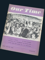 John Minton cover, Our Time, July-August 1949