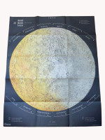 Mond, Moon, Lune&mdash;1968 moon landing map