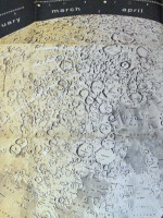 Mond, Moon, Lune&mdash;1968 moon landing map
